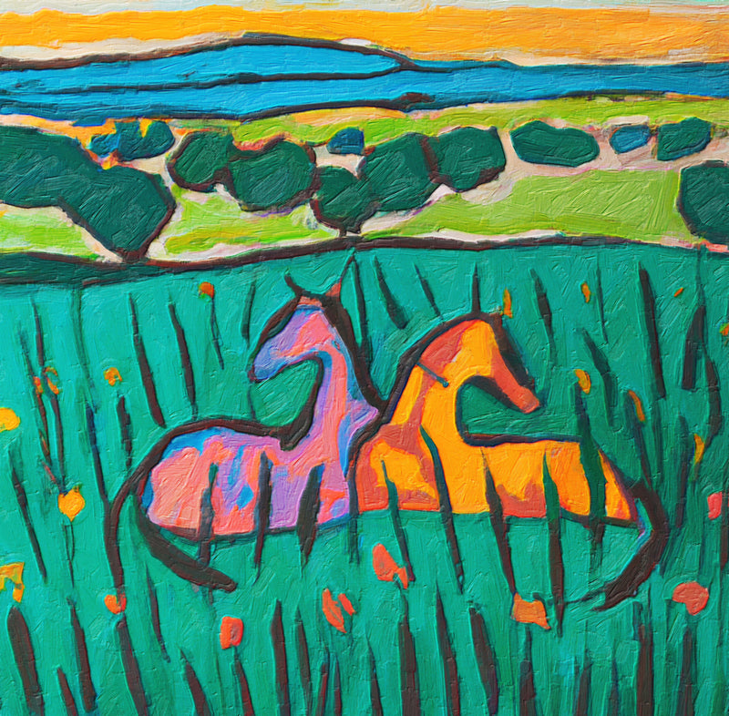 Horses in the Pasture III