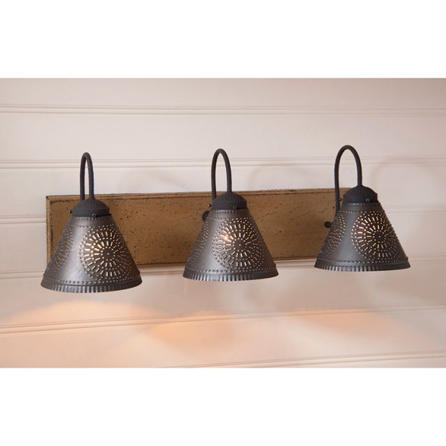 3 Light Crestwood Vanity Light in Pearwood