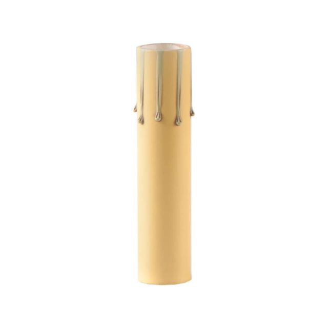 4-Inch Candelabra Socket Sleeve in Ecru Tan