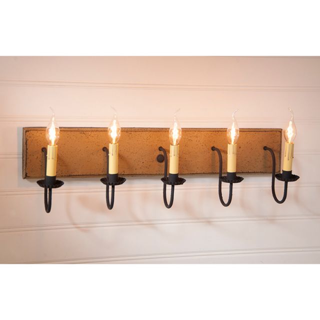 5 Light Vanity Light in Pearwood