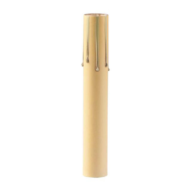6-Inch Candelabra Socket Sleeve in Ecru Tan