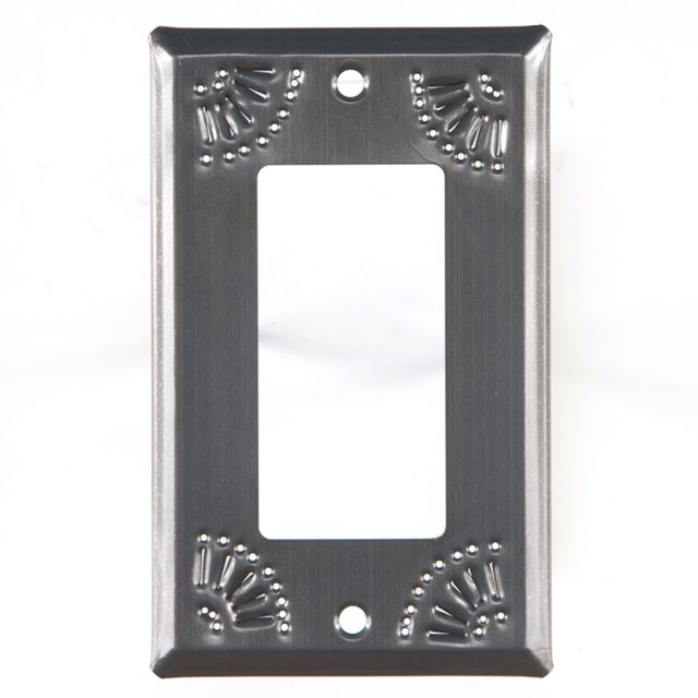 Rocker Switch Cover with Chisel in Country Tin