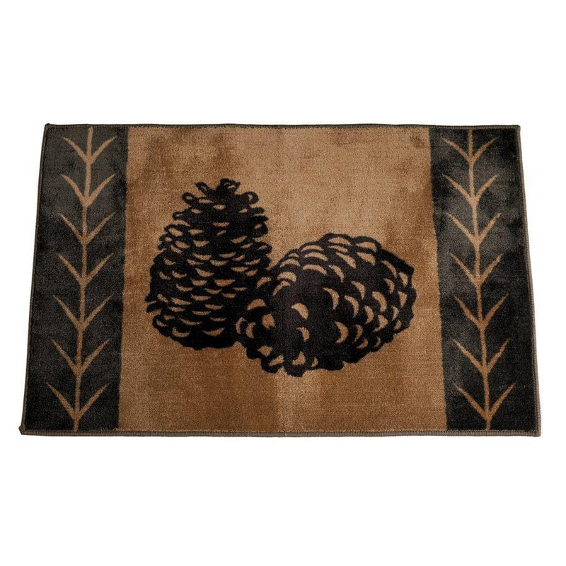 BIRCH PINECONE 10PC BATH ACCESSORY AND CLEARWATER PINES TOWEL SET