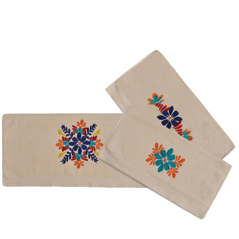 BONITA 3PC TOWEL SET, NATURAL