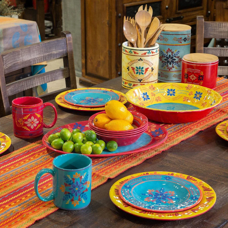 BONITA TALAVERA DESIGN 14PC MELAMINE SET