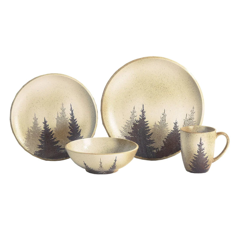 CLEARWATER PINES CHALET MUG, SET OF 4