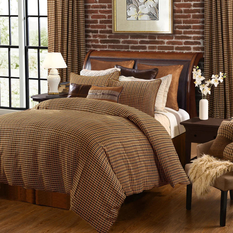 CLIFTON HOUNDSTOOTH BEDDING SET