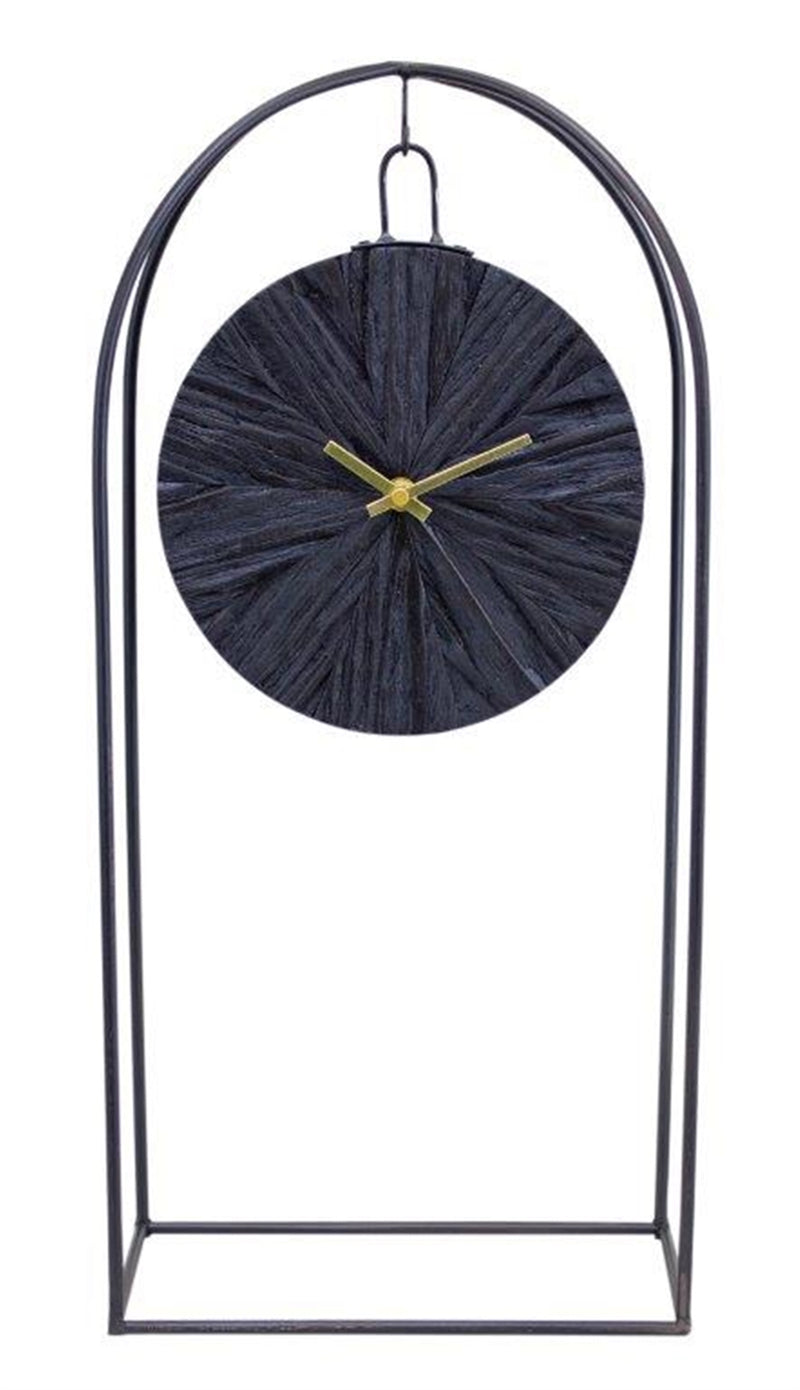 Wooden Clock on Stand