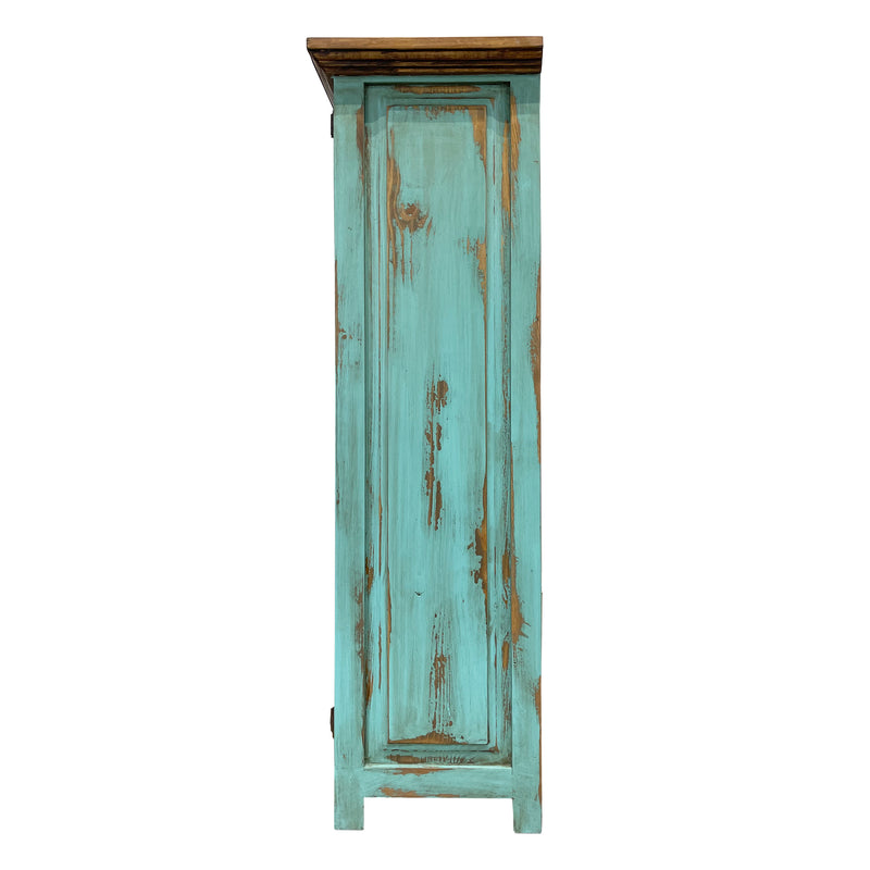 Small Cabinet for storage in Oldie Turquoise