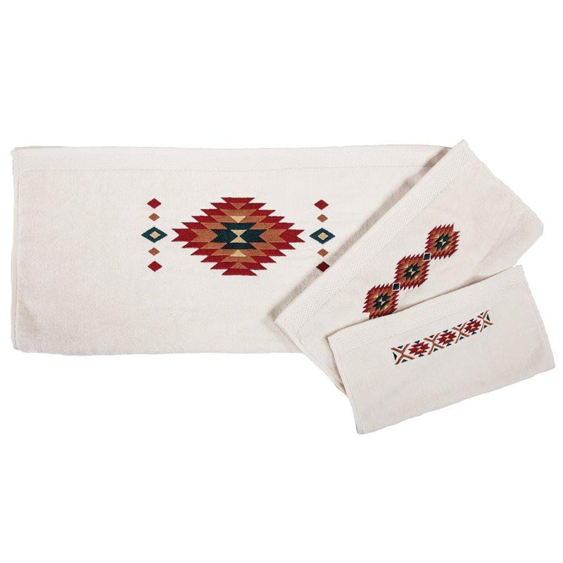 DEL SOL 3PC TOWEL SET, CREAM