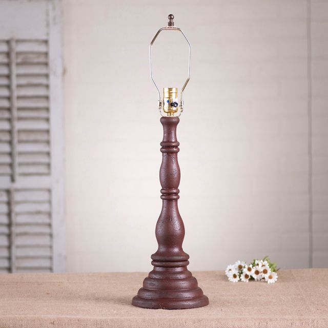 Davenport Lamp Base in Americana Red