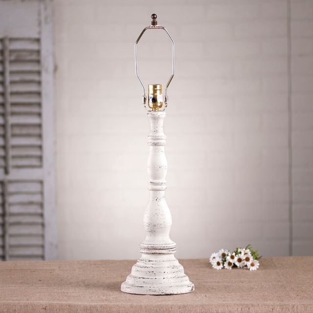 Davenport Lamp Base in Americana White