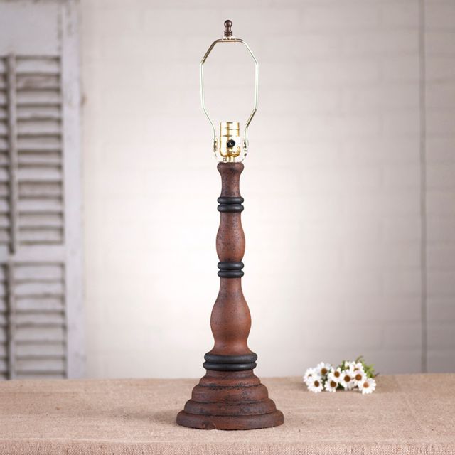Davenport Lamp Base in Hartford Pumpkin