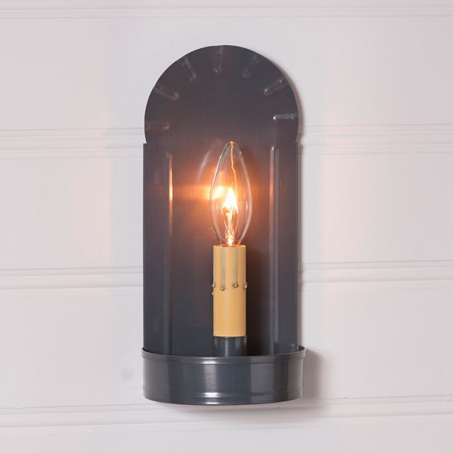 Fireplace Sconce in Country Tin