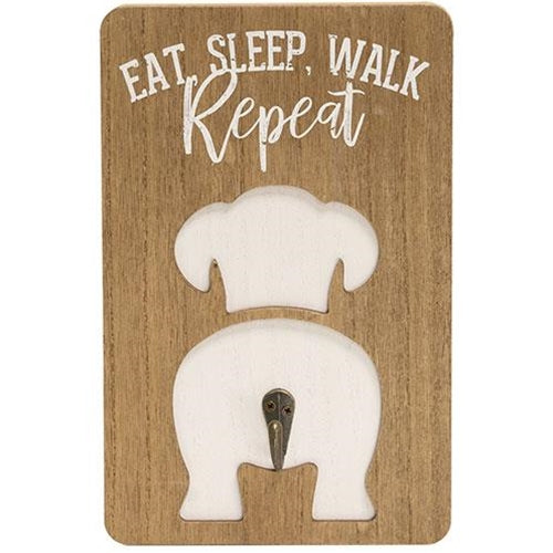 Eat, Sleep, Walk Leash Holder