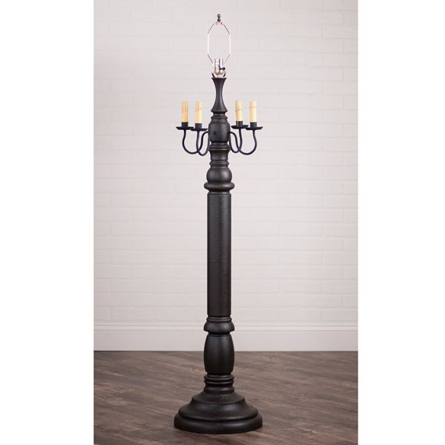 General James Floor Lamp Base in Americana Black
