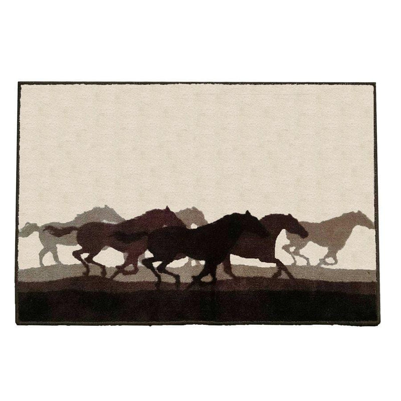 HORSE STAMPEDE KITCHEN/BATH RUG