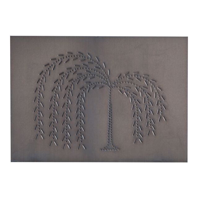 Horizontal Willow Panel in Kettle Black