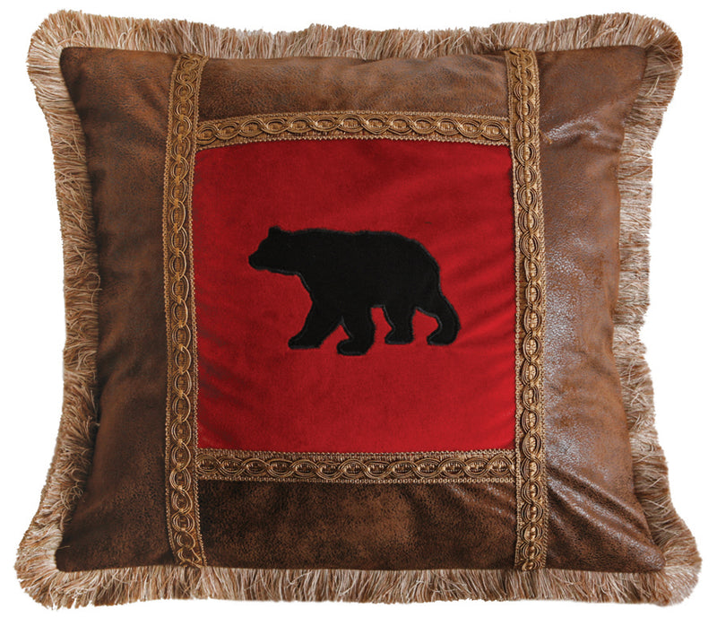 Applique Bear Pillow