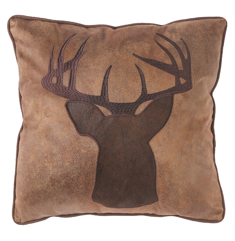 Applique Buck Pillow
