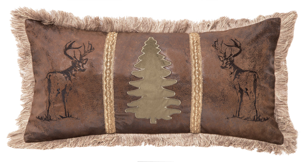Bucks and Tree Pillow