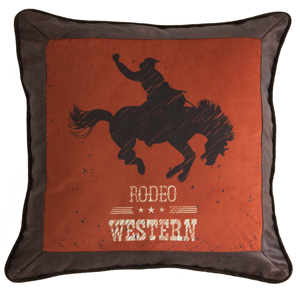 Western Rodeo Country Throw Pillow