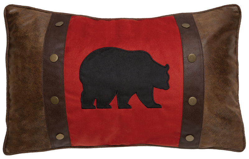Bear & Rivet Throw Pillow