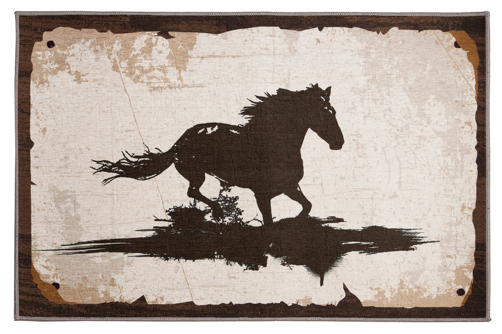 Running Horse Indoor Rug