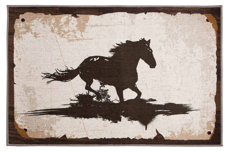 Running Horse Indoor Rug