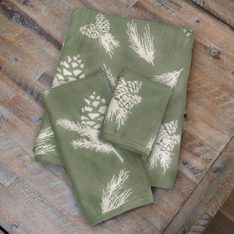 Pinecone Jacquard Towel