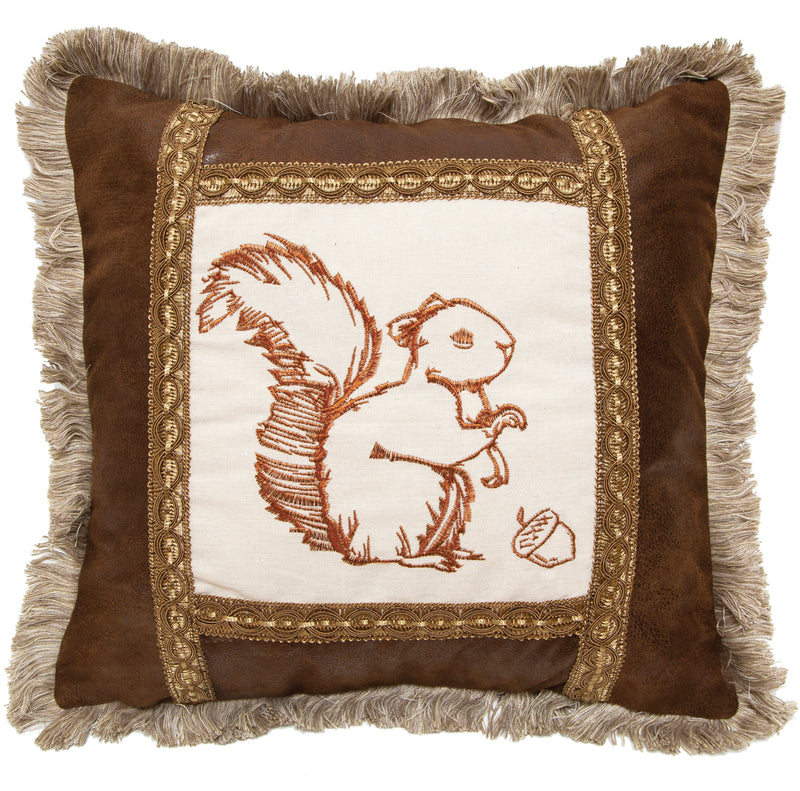 Squirrel Throw Pillow