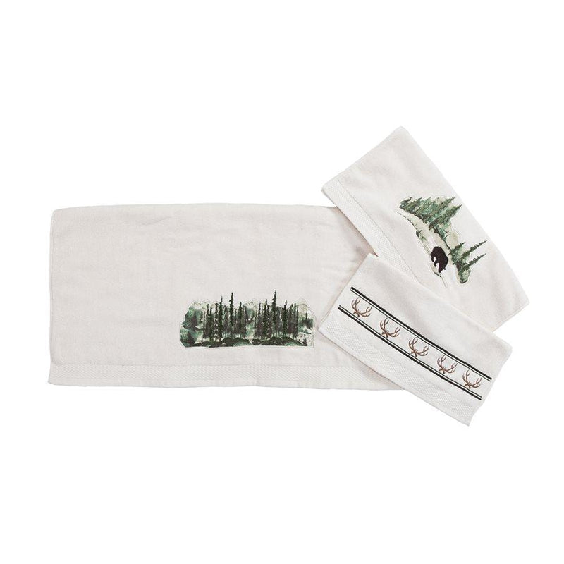 JOSHUA 3PC TOWEL SET, CREAM