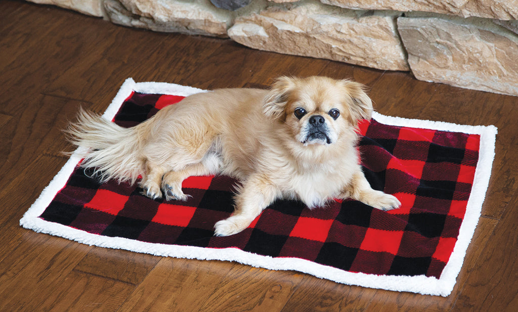 Lumberjack Red Plaid Dog Blanket