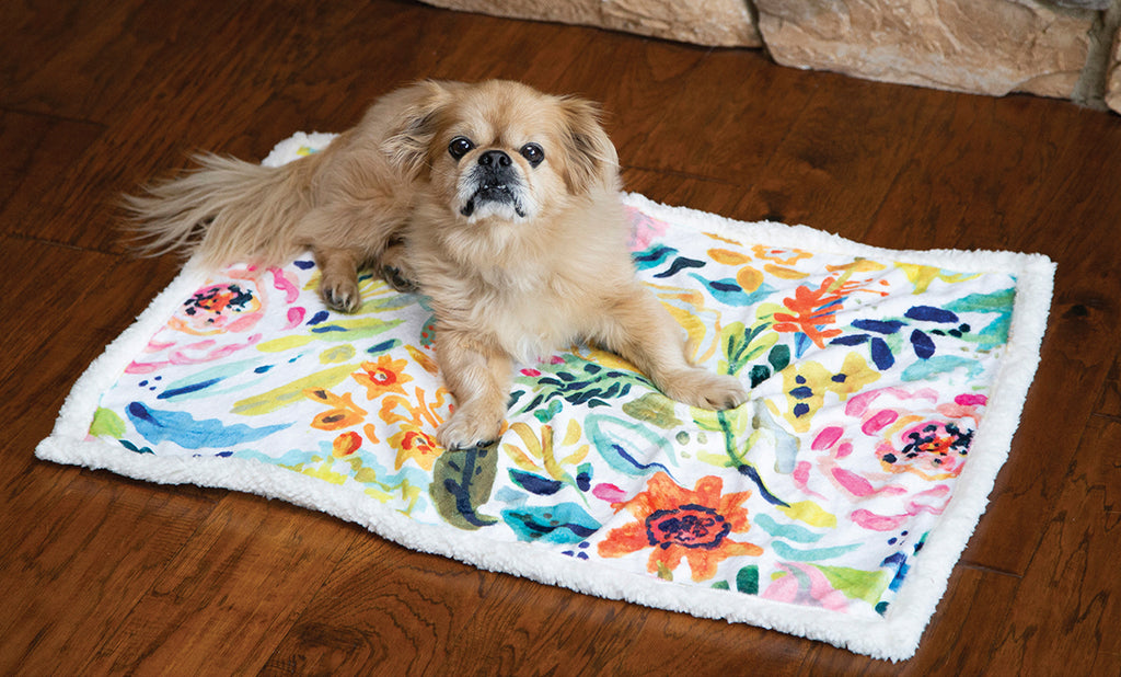 Field of Flowers Dog Blanket