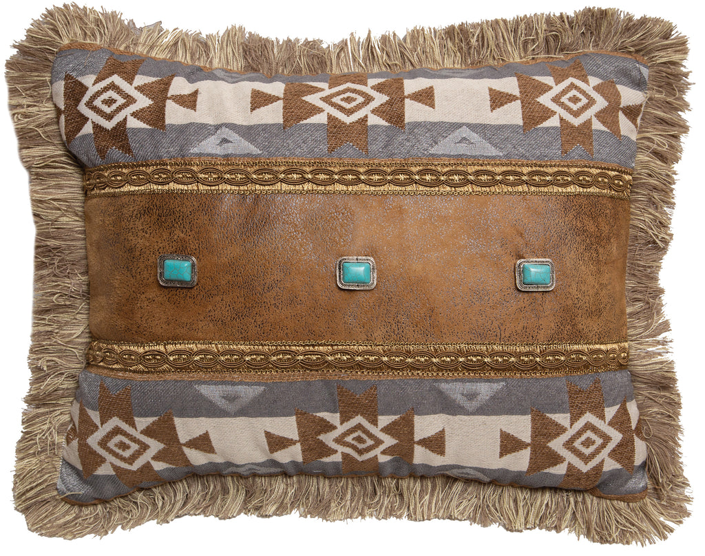 Wrangler Mesa Daybreak Three Conchos Throw Pillow