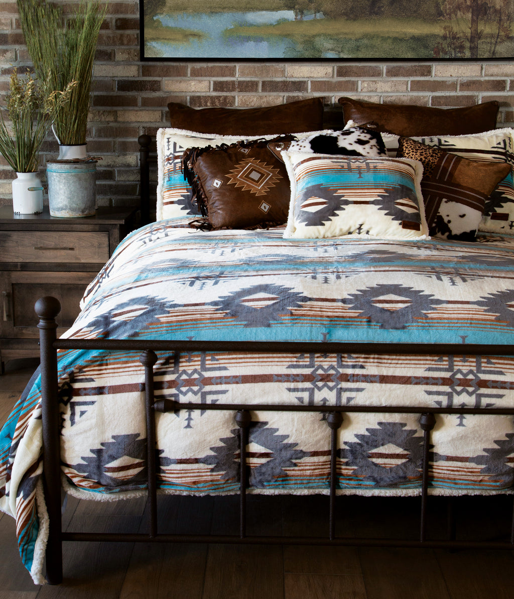 Wrangler Lone Mountain Sherpa Bedding Set