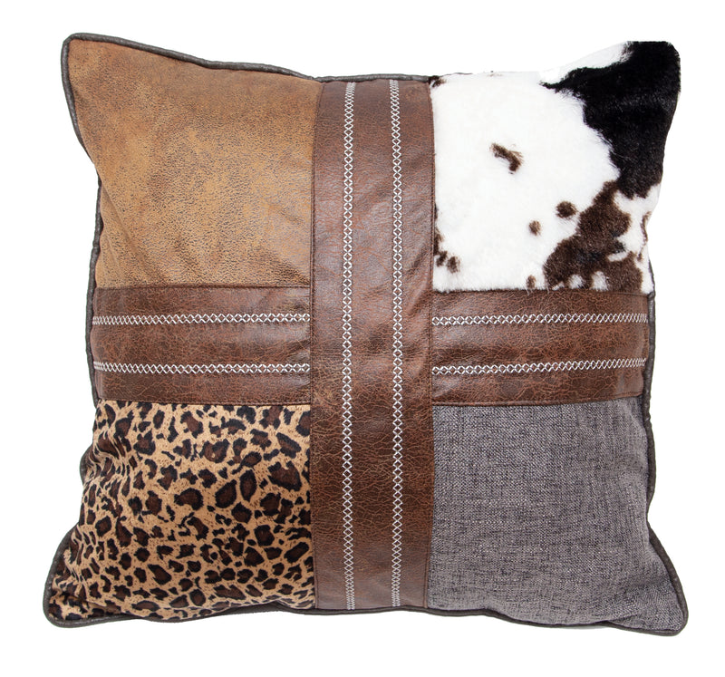 Wrangler Four Square Western Throw Pillow