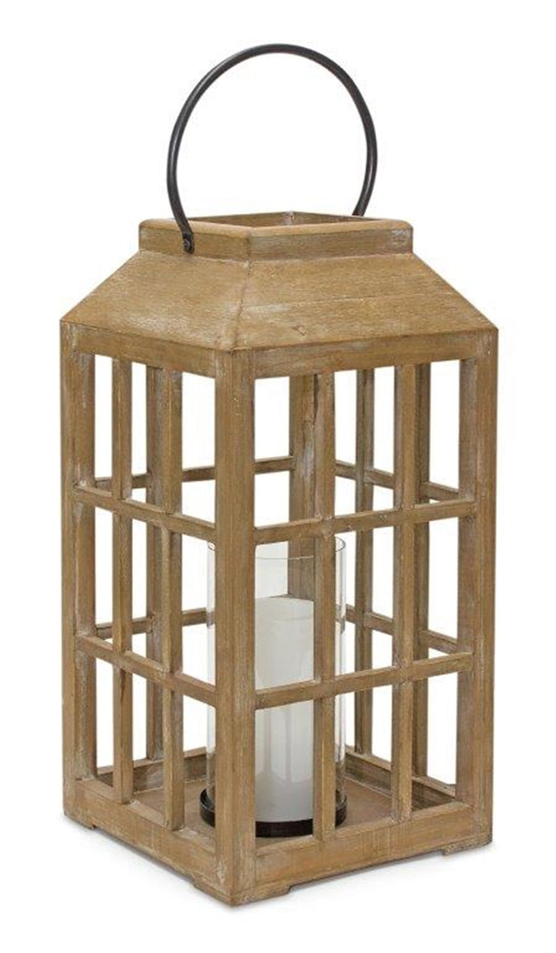 Natural Wood Lantern