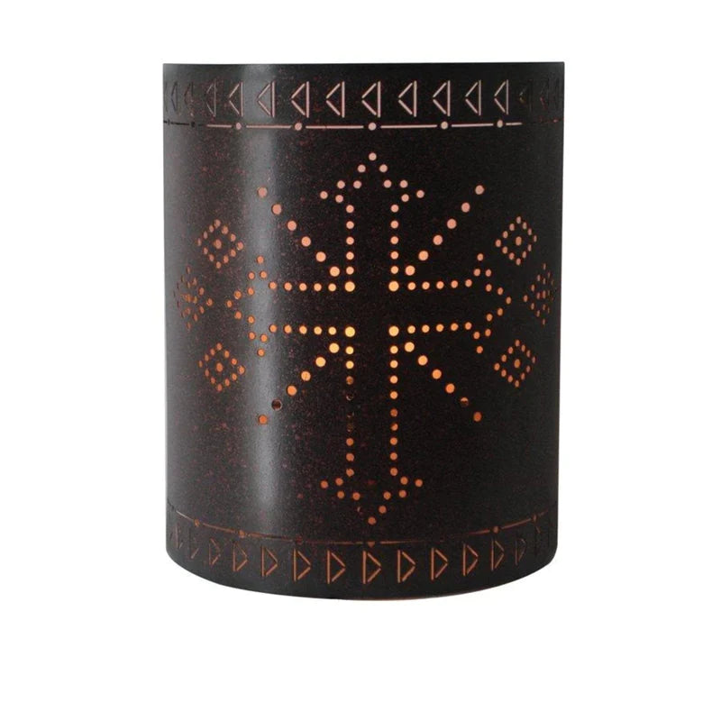 METAL CROSS ARROW WESTERN WALL SCONCE