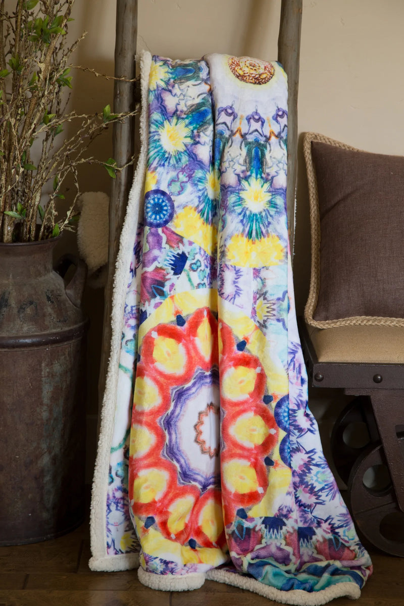 Stardust Sherpa Plush Throw