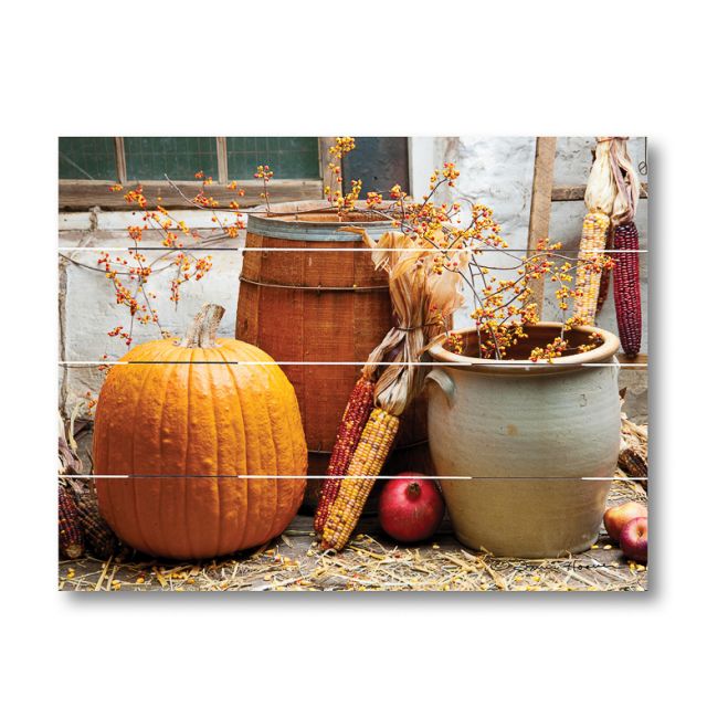 October Gathering Pallet Art