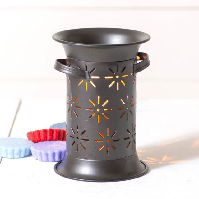 Starburst Wax Warmer in Smokey Black