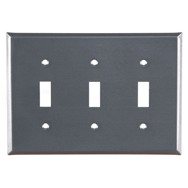 Triple Switch Unpierced Cover in Country Tin