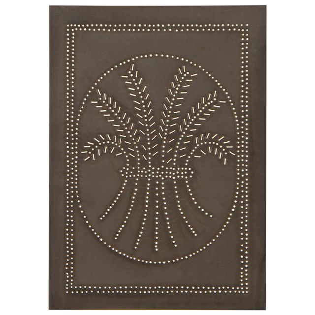 Vertical Wheat Panel in Kettle Black