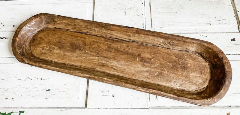 XL Carved Dough Bowl