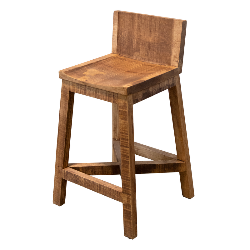 Rustic bar and stools hotsell