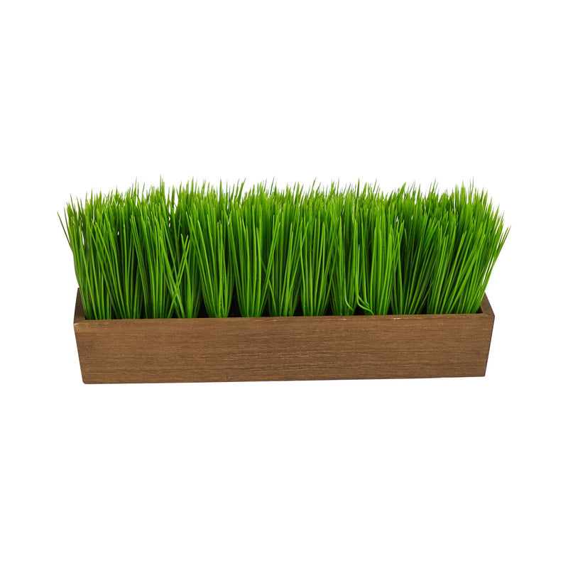 12” Grass Artificial Plant in Decorative Planter by Nearly Natural