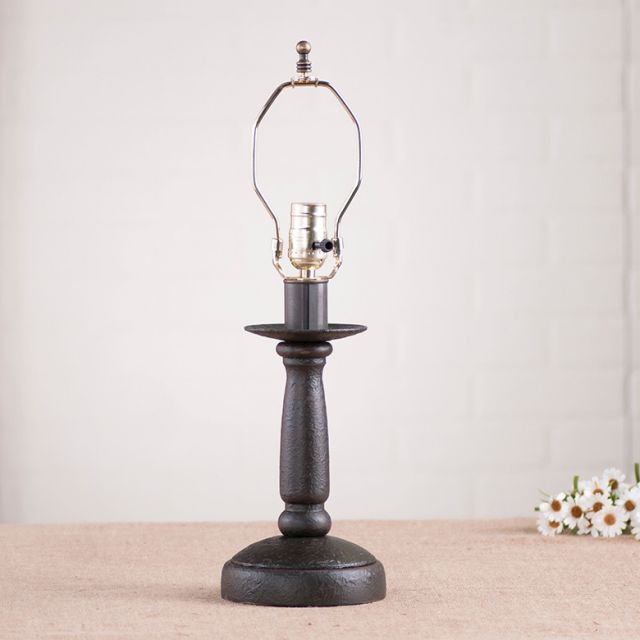 Butcher's Lamp Base in Americana Black