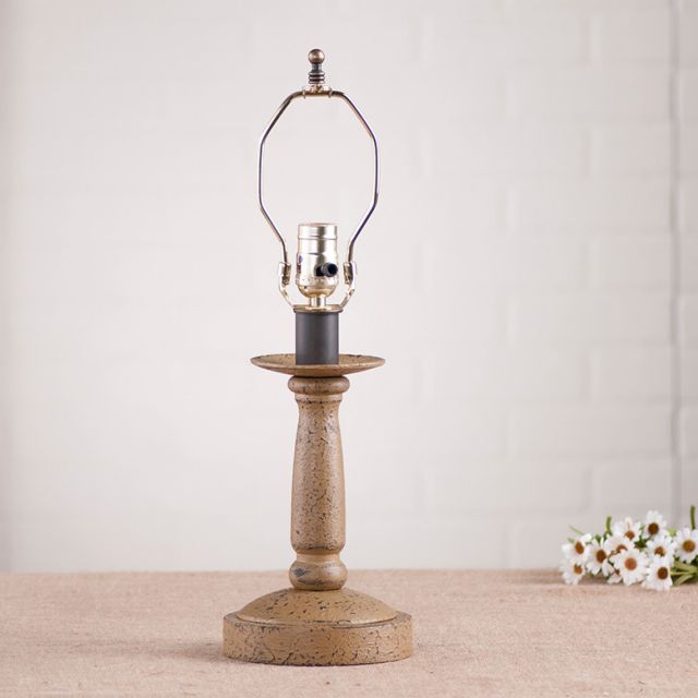 Butcher's Lamp Base in Americana Pearwood