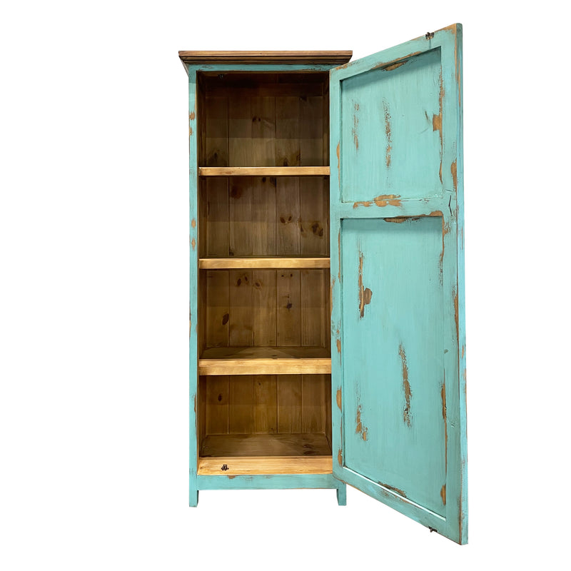 Large Cabinet for storage in Oldie Turquoise